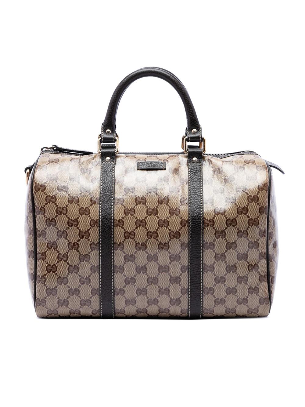 Gucci Joy Boston Bag Gg Coated Canvas #376274G87B